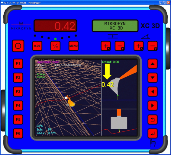 Mikrofyn visual digger